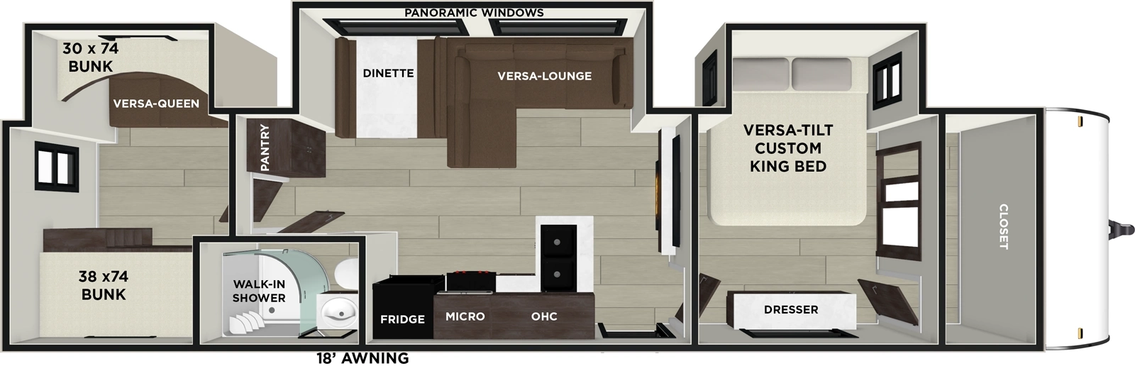 Wildwood 33TS Floorplan